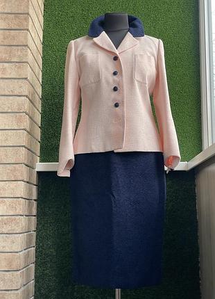 Вінтажний  люксовий твідовий  костюм  ruty paris (france).