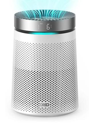 Воздухоочиститель dreo macro ap606, h13 true hepa, 3-ступенчатая фильтрация, авто режим, до 25 м², белый