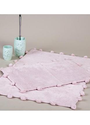 Набор ковриков для ванной irya - alya pembe розовый 60*90+40*60