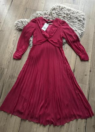 Розкішна сукня міді від zara