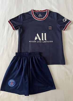 Футбольна форма неймар псж paris saint germain neymar psg 7-8 років 122-128 см