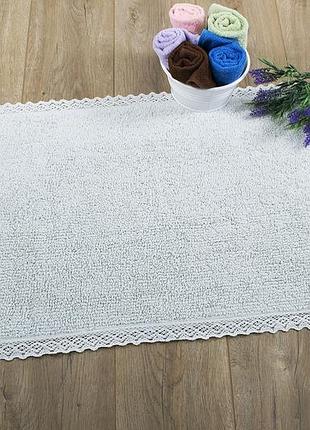 Килимок irya - polka aqua аква 50*90