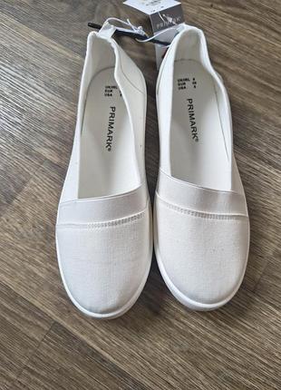 Новые текстильные балетки бренда primark 39 размер