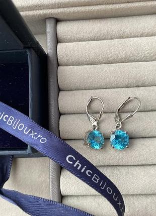 Нові срібні сережки chicbijoux