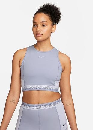 Високий топ від nike pro жіночий з нових коллекцій
