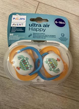 Philips avent ultra air happy (6–18 місяців) соска дитяча, пустушка дитяча