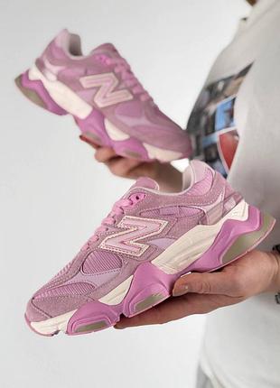 Женские кроссовки new balance 9060 pink