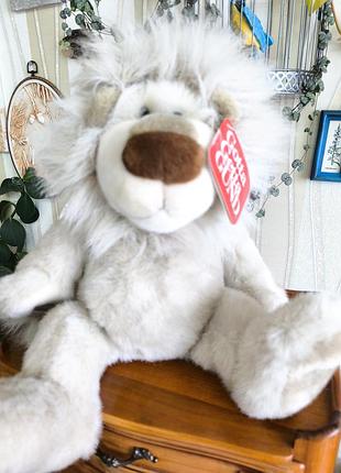 Вінтажна м'яка іграшка — лев на ім'я casanova від відомого американського бренду gund.