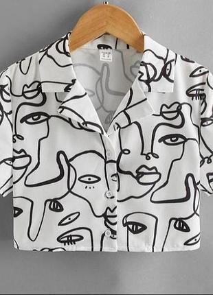 Коротка рубашка shein