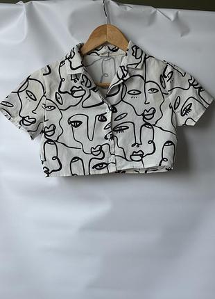 Коротка рубашка shein 2