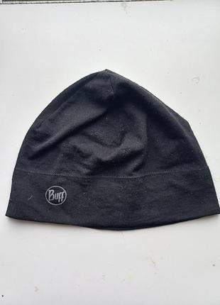 Шапка buff midweight merino wool hat - solid black