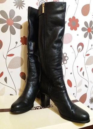 Сапоги кожаные