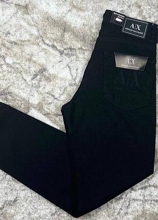 Чорні нові класичні чоловічі джинси armani exchange розмір 29.30,31,32,33, 34,35,36