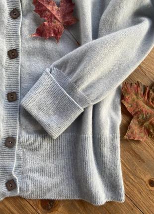 Фирменный стильный качественный натуральный кашемировый свитер кардиган7 фото