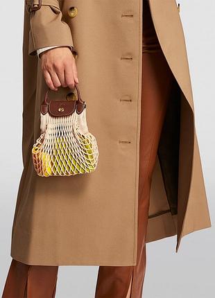 Сумка авоська longchamp extra-small le pliage filet mesh bag