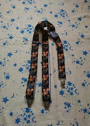 Подтяжки с принтом