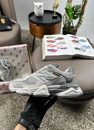 Женские кроссовки new balance 9060 grey black white