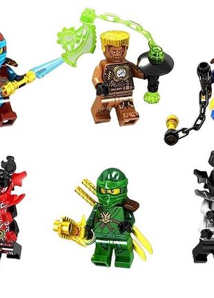 Конструктор фігурки чоловічки ниндзя ніндзяго ninjago