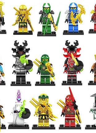 Конструктор фігурки чоловічки ніндзяго ninjago
