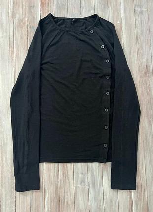 Лонг, лонгслів, білий та чорний