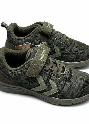 Дитячі кросівки хлопчику у сіточку 31 р hummel. текстильні літні кросівки на липучці