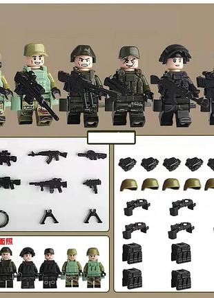 Фигурки человечки военные спецназ ссо солдаты полиция альфа swat