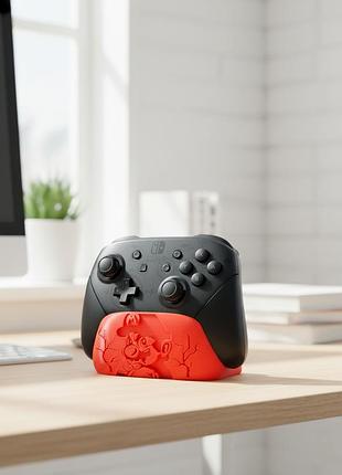 Держатель mario_switch_controller червоний 2