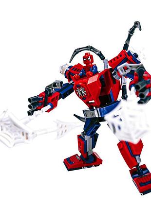 Набор конструктор робот человек паук марвел