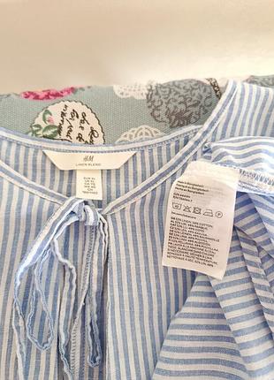 Льняное платье h&amp;m 7