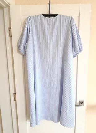 Льняное платье h&amp;m 9