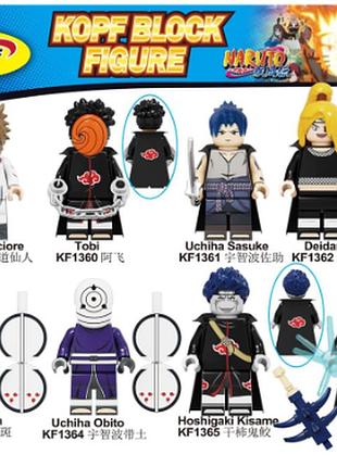 Фігурки naruto наруто аніме anime 8 штук