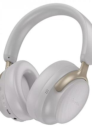 Навушники бездротові bluetooth накладні hoco w53 plus gray