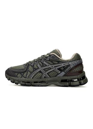 Кроссовки мужские asics gel-kayano 20, хаки кроссовки акс весна лето, сетка