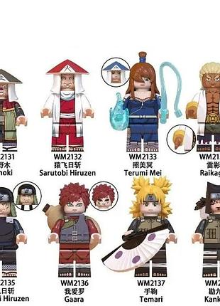 Міні фігурки чоловічки аніме naruto наруто 8 штук