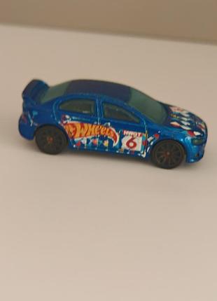 Hot wheels mitsubishi lancer evolution unrivet, unspun 3