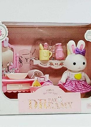 Набор star toys "dreamy" мебель с флоксовым кроликом 6621-4-5