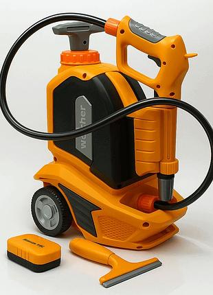 Ігровий набір міні мийка power tools t017 — дитяча автомийка з резервуаром для води, 35×21×16 см