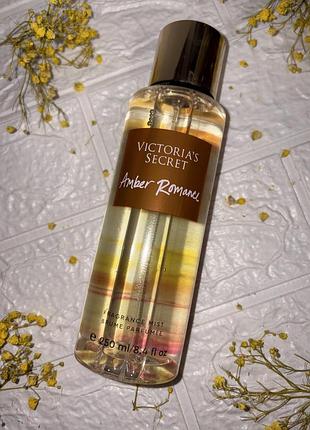 Парфумований спрей для тіла victoria's secret amber romance