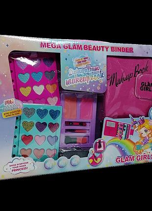Игровой набор solar косметика "makeup book" в блокноте f002
