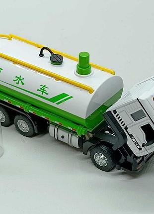 Машинка shantou водовоз "alloy model" бризкає водою 21 см 1210-72e