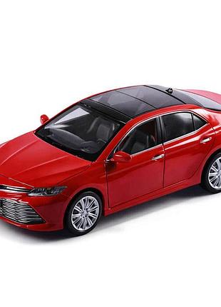Металлическая машинка toyota camry 14,5 см 1:34 — красная, свет, звук, инерционная, арт. 68459-1