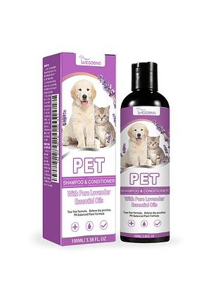 Шампунь - кондиционер гигиенический для котов pet style yegbong снимает зуд кожи (100 мл)