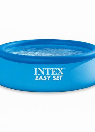 Басейн наливний intex easy set 366×76 см - круглий надувний басейн 5621 л без фільтра, арт. 28130