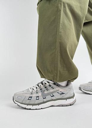 Мужские кроссовки nike p-6000 light grey