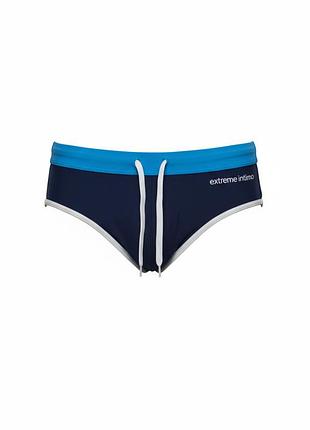Плавки мужские extrime intimo синие с шнуровками xs