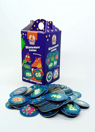 Настольная игра vladi toys "шальные совы" с фишками vt8033-02