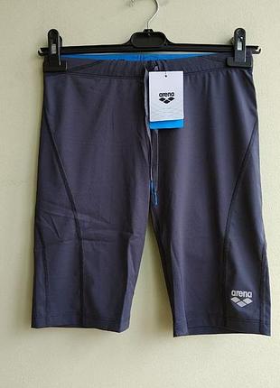 Мужские удлиненные шорты для тренировок arena m gym short tight asphalt