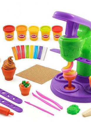 Набір для ліплення danko toys master-do tmd-06-01 «фабрика морозива» з формочками
