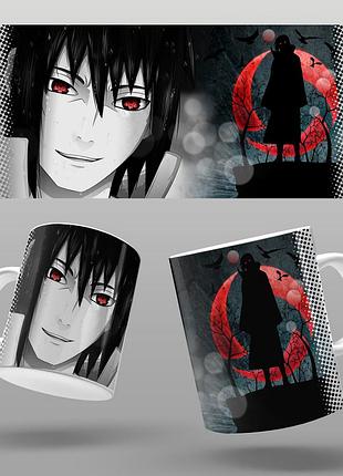 Чашка "наруто" naruto uchina sasuke 3