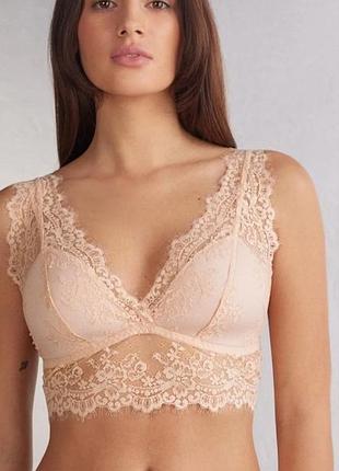 Новый роскошный комплект кружево intimissimi🤎